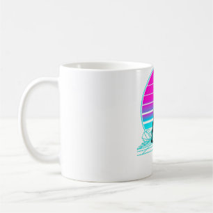 Caneca De Café Vintage Retro Sunset Dardos
