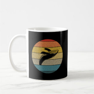 Caneca De Café Vintage Retro Sunset Ocean Breing Humpback Whal