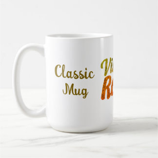 Caneca De Café Vintage Retro Typografia Design -