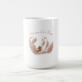 Caneca De Café Vintage Rêverie de la Forêt - Jardim Mono Romântic