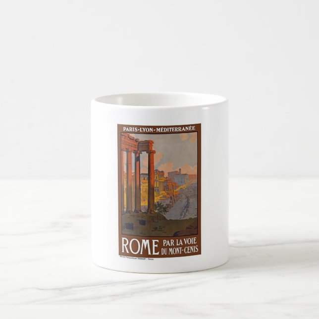 Caneca De Café Vintage Roma Italia (Centro)