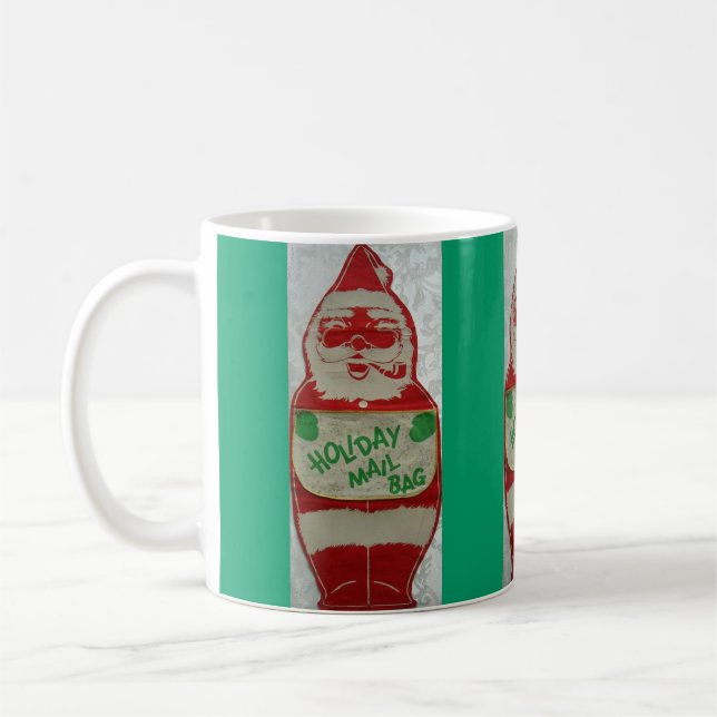Caneca De Café Vintage Santa Claus (Esquerda)