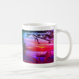 Caneca De Café Vintage Sarasota, FL Beach Sunset - Golfo do Méxi