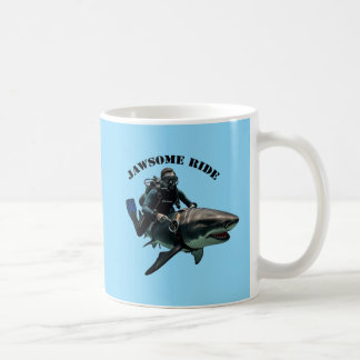 Caneca De Café Vintage SCUBA Merge Diver Fazendo um Grande URM de