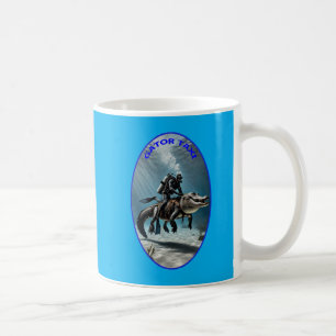 Caneca De Café Vintage SCUBA Merge Diver Fazendo um URM de Alliga