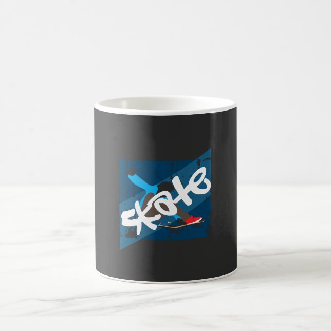 Caneca De Café Vintage Skateboard (Centro)