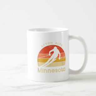 Caneca De Café Vintage Ski Afton Alps Minnesota Mountain