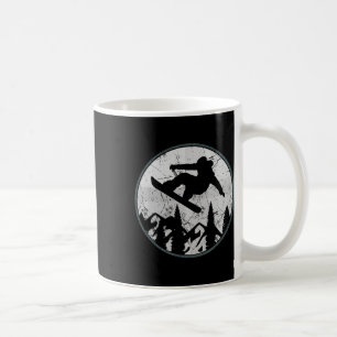 Caneca De Café Vintage Snowboarder Pine Snowboard Fan Rider Gi