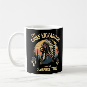 Caneca De Café Vintage, sou o Chefe Kickabitch do Slapahoe
