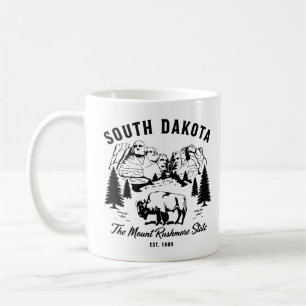 Caneca De Café Vintage South Dakota Viagem
