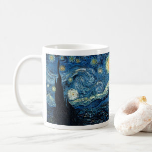 Caneca De Café Vintage Starry Night Vincent Van Gogh