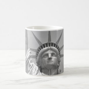 Caneca De Café Vintage Statue of Liberty New York Close Photo