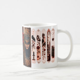 Caneca de Café Vintage Tarot Gótico Inspirado Me