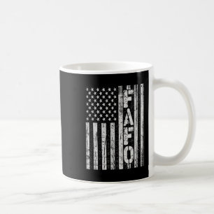 Caneca De Café Vintage U Flag Trump Fafo Retro Patriótico