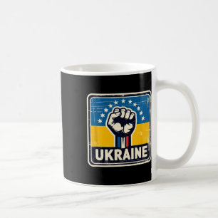 Caneca De Café Vintage ucraniano Bynner ventilador bandeira da Uc
