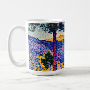 Caneca De Café Vintage Valley com pintura de Fir