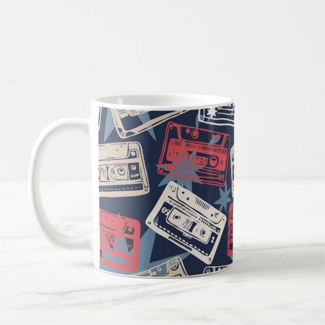 Caneca De Café Vintage, Vintage, sem costura (Esquerda)