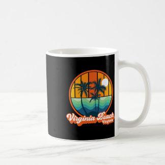 Caneca De Café Vintage Virginia Beach Virginia Summer 90s Beach S