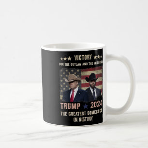Caneca De Café Vintage Vitória Trump Vance Nós Festejamos O Retur
