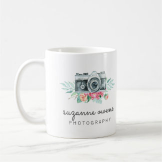 Caneca De Café Vintage Watercolor Camera Mug