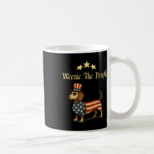 Caneca De Café Vintage Weenie O Povo - Cachorro Salsicha Engraçad