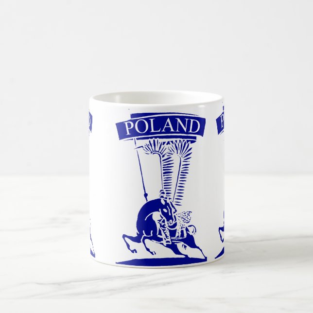 Caneca De Café Vintage Winged Hussar polonês (Centro)