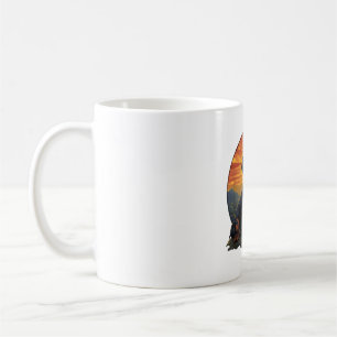 Caneca De Café Vintagem retrógrada do amante de animais de estima