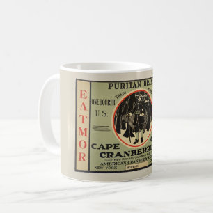 Caneca De Café Vintge Cranberry Mug