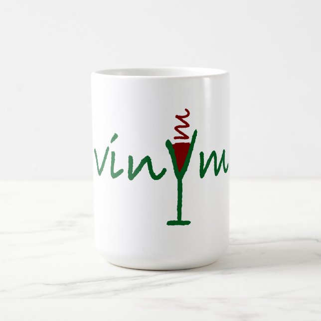 Caneca De Café Vinyme Text Coffee Mug (Centro)