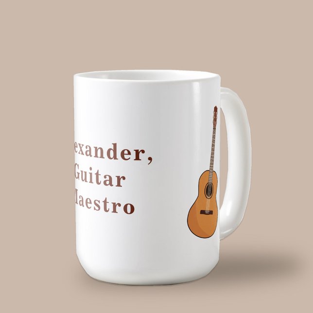 Caneca De Café Violão (Acoustic Guitar Coffee Mug)