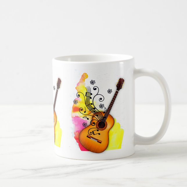 Caneca De Café Violão (Direita)