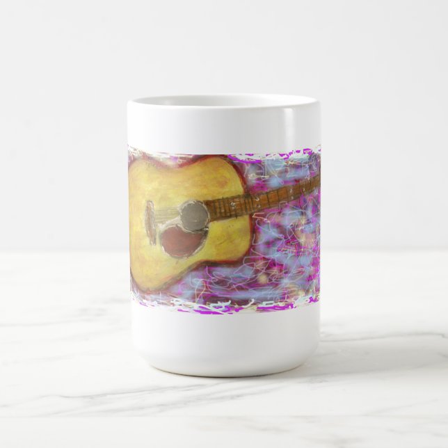 Caneca De Café Violão acústico (Centro)