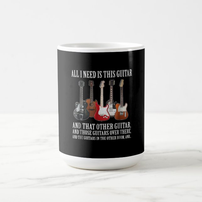 Caneca De Café Violão | Tudo Que Preciso É De Um Violão Qualquer  (Centro)