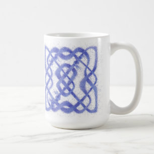 Caneca De Café VIOLET CELTIC KNOT Tall White Mug