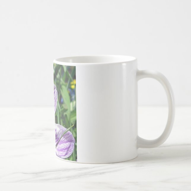 Caneca De Café Violet primavera crocus (Direita)