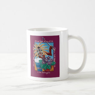 Caneca De Café Violeta africana em Serengetti