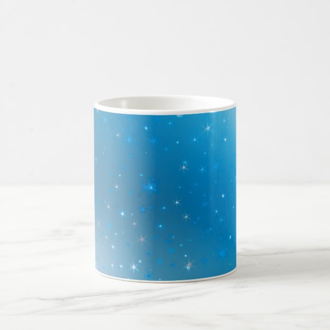Caneca De Café Violeta e Estrelas Silver Azuis e Cinza Café (Centro)