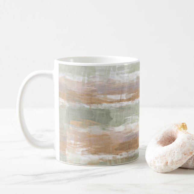 Caneca De Café Violeta Verde Sage Laranja Laranja Laranja Laranja (Com Donut)