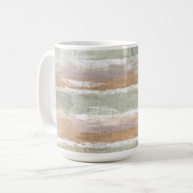 Caneca De Café Violeta Verde Sage Laranja Laranja Laranja Laranja (Frente Esquerda)