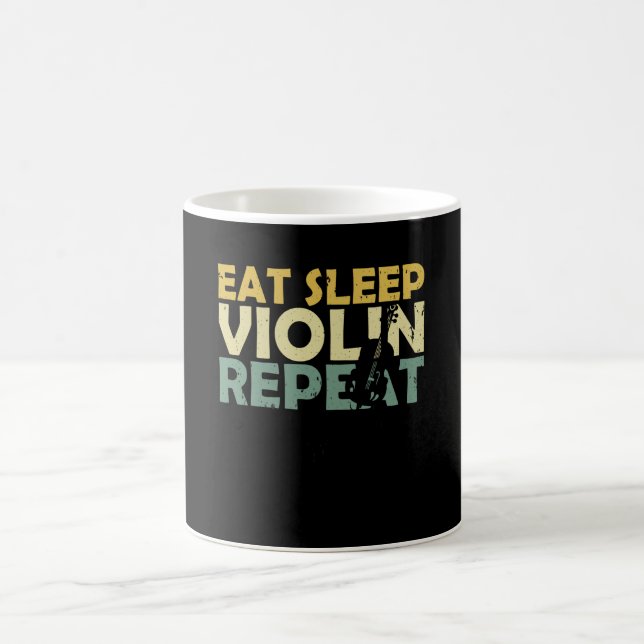 Caneca De Café Violin Retro (Centro)