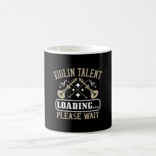 Caneca De Café Violino - Carregamento Violino de Talentos