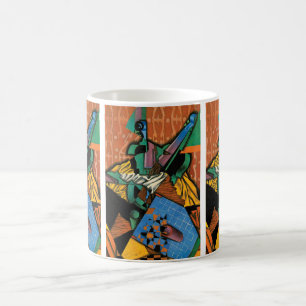Caneca De Café Violino e verificador por Juan Gris