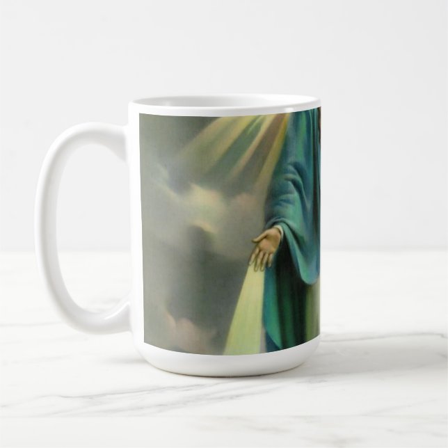 Caneca De Café Virgem Abençoada Maria (Esquerda)