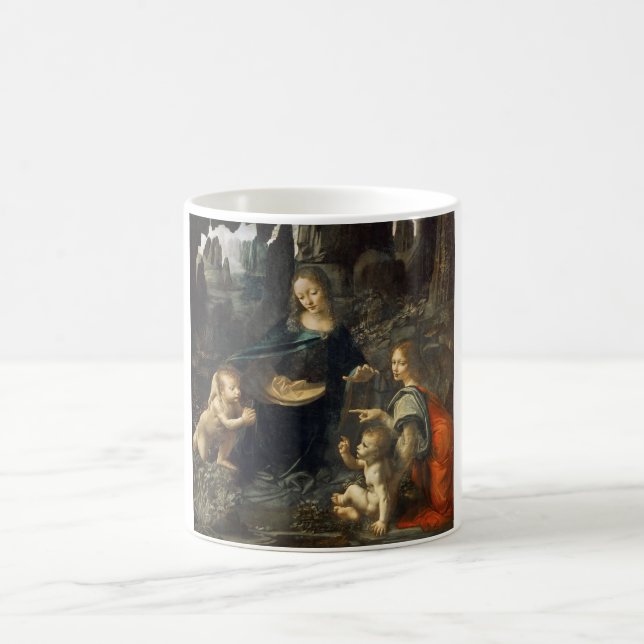 Caneca De Café Virgem das Rochas, Leonardo da Vinci (Centro)