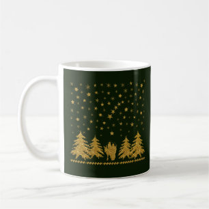 Caneca De Café Virgem de Natal Religiosa Maria, Ruas. José, Jesus