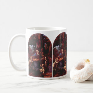 Caneca De Café Virgem (Madona) de Leonardo da Vinci das Rochas