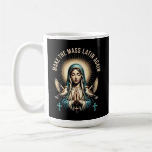 Caneca De Café Virgem Maria Bem-Aventurada Católica Romana Missa
