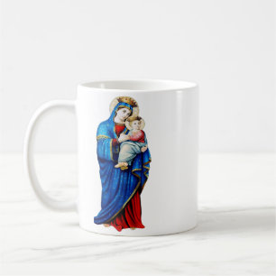 Caneca De Café Virgem Maria com Jesus Bebê