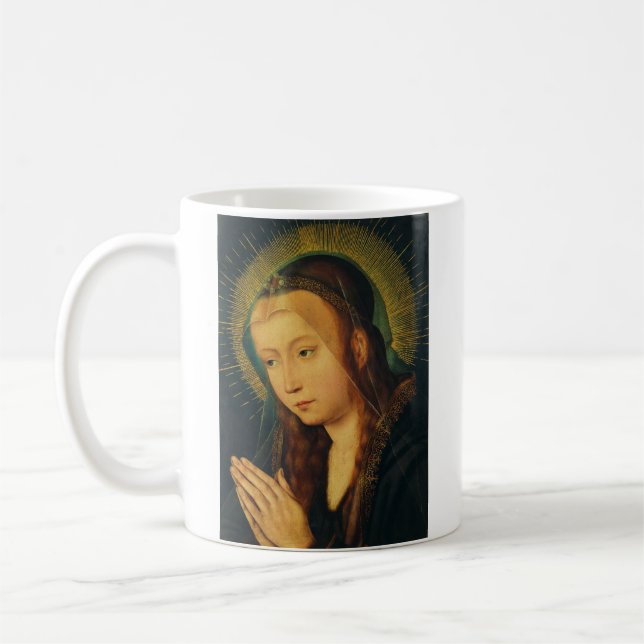 Caneca De Café Virgem Maria em oração (Esquerda)