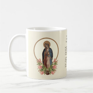 Caneca De Café Virgem Maria religiosa católica espanhola Guadalup